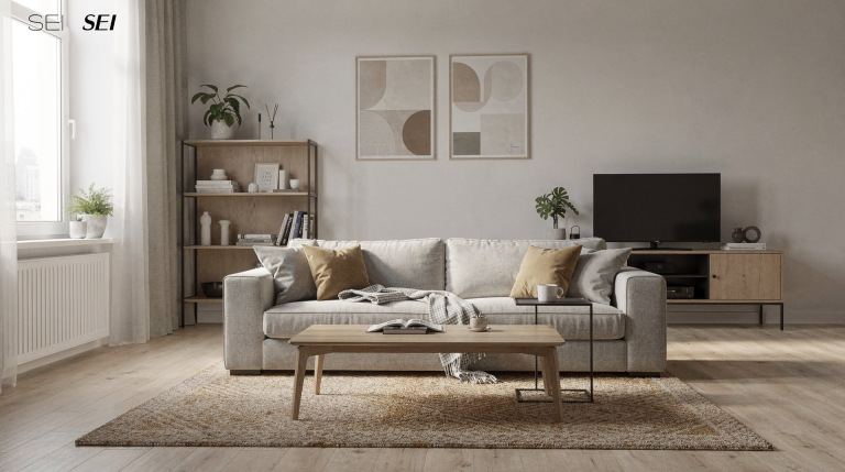 Как обустроить уютную гостиную с мебелью SEI Furniture